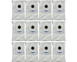 12 stofzuigerzakken Geschikt voor voor de Ecovacs T30S / T30S PRO / X5 Omni / Deebot X2 Omni / X2 Pro robots - Stofzuigeraccessoires - Stofzuigerzakken