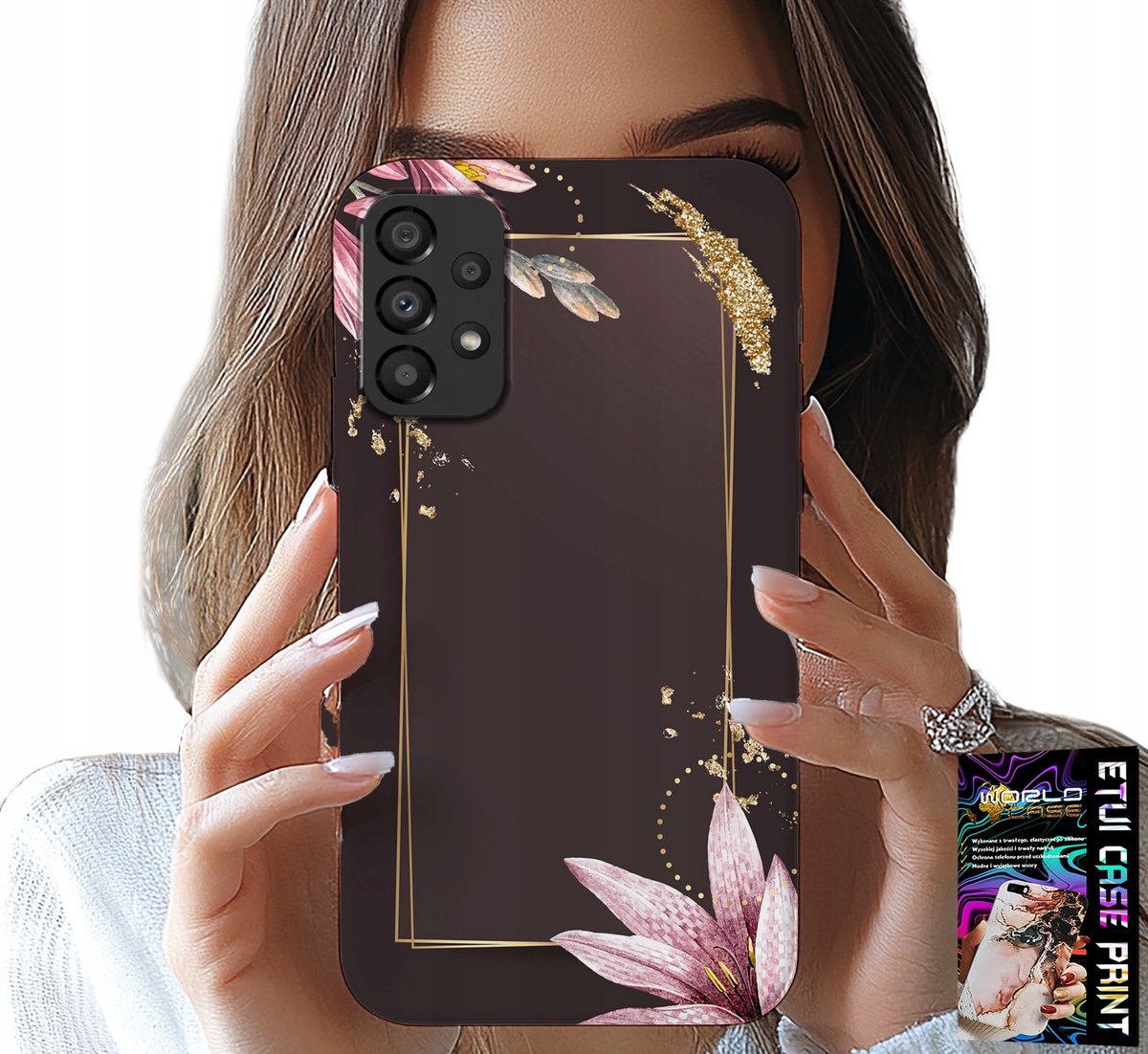 HOESJE VOOR SAMSUNG GALAXY A33 5G - ELEGANT BLOEMENPATROON