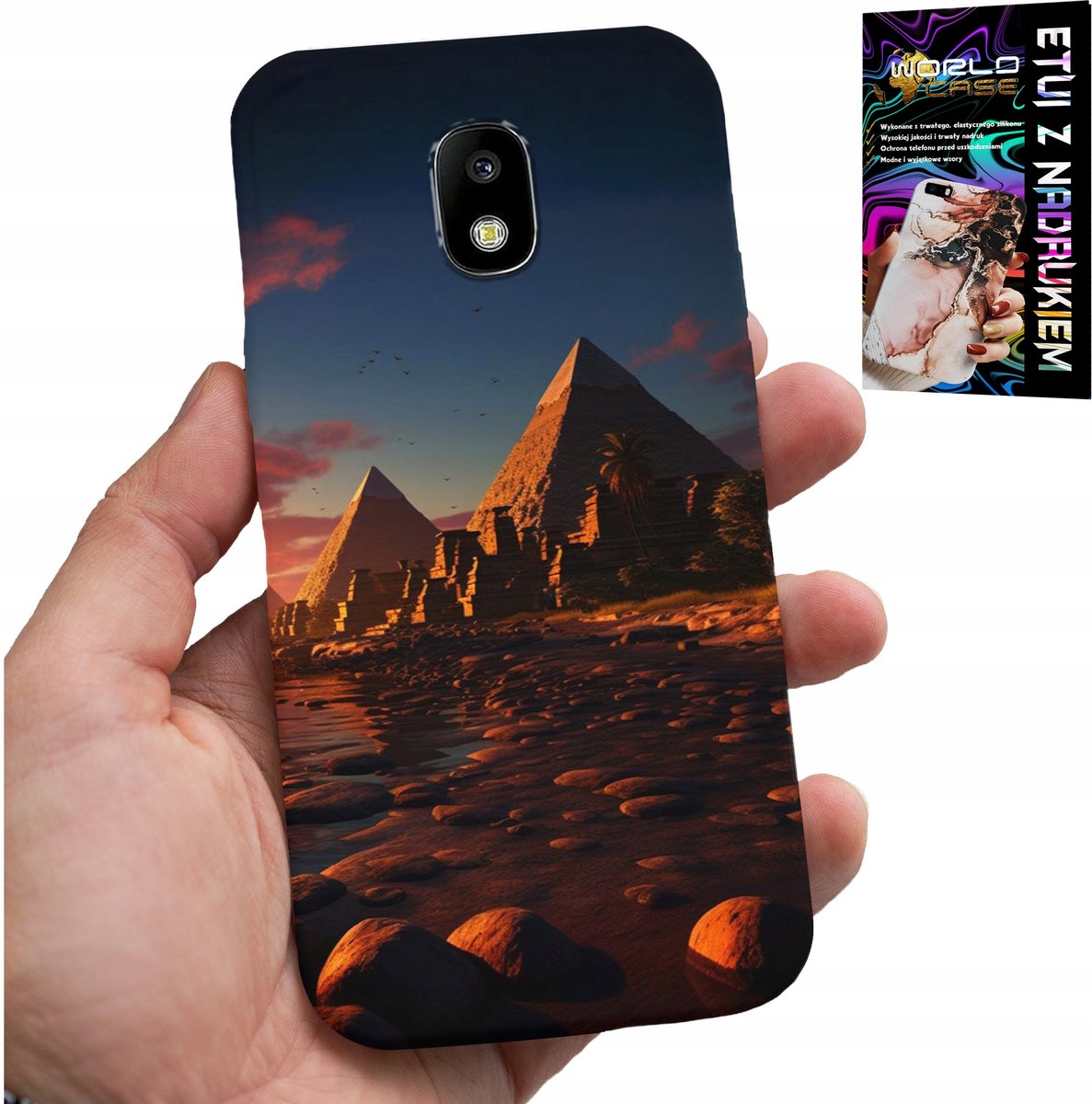 HOESJE VOOR SAMSUNG GALAXY J5 2017 - PIRAMIDES VAN GIZA, EGYPTE, SFINX, FARAO