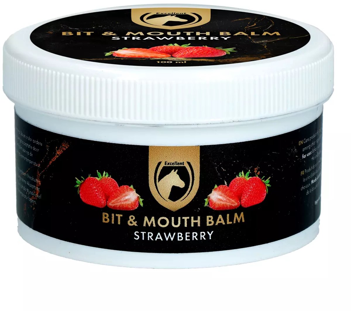Excellent Horse Bit & Mouth Balm - Paardenbalsem - Verzorgt en Hydrateert de Paardenmond - Suikervrij - Aardbei