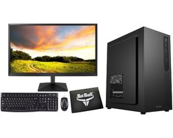 AMD Ryzen 5 PC met Monitor en MS Office 2024|8GB RAM|250GB SSD|Complete Computer Set|24
