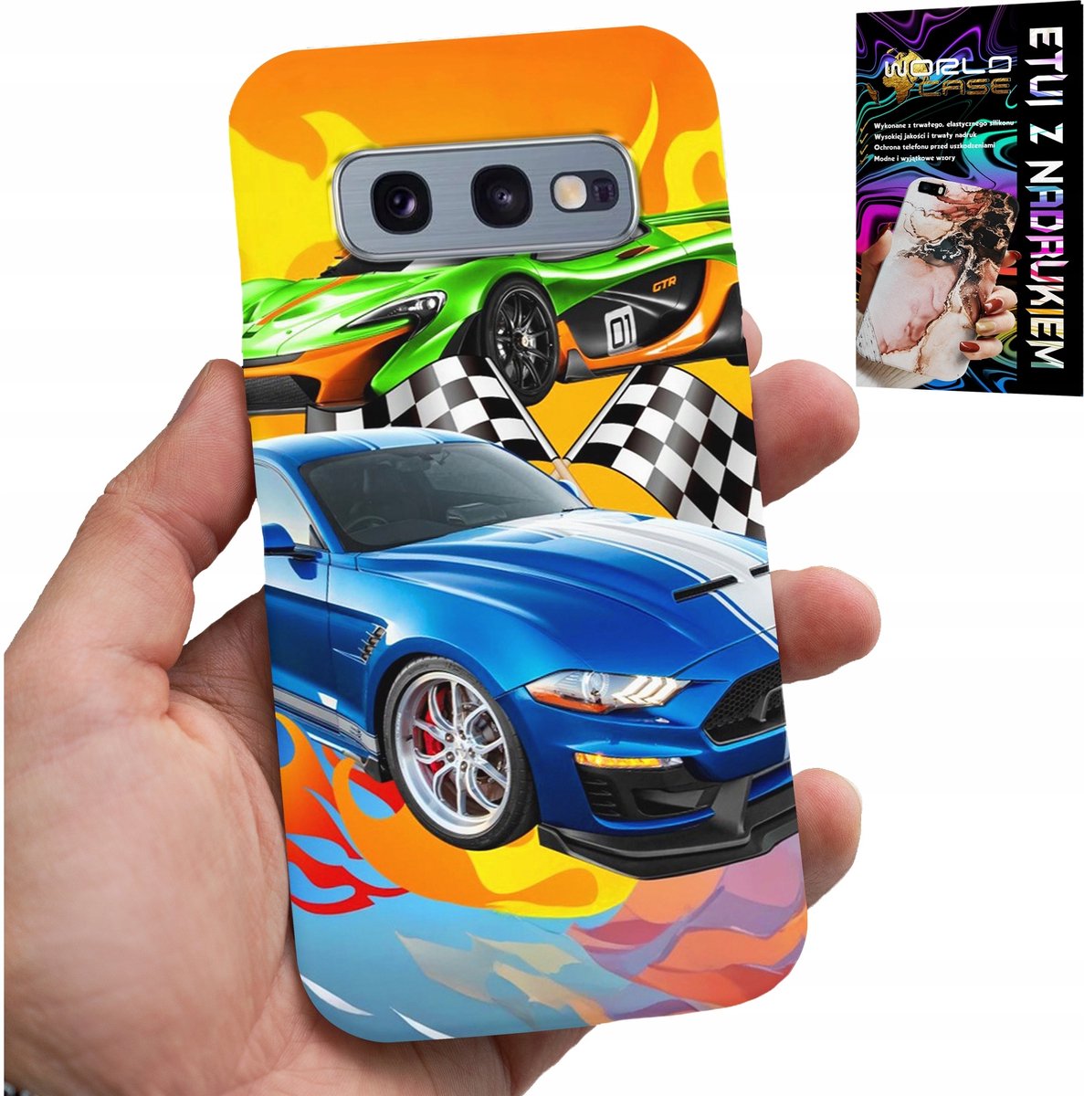 HOESJE VOOR SAMSUNG GALAXY S10E - VOOR KINDEREN, RACEAUTO'S