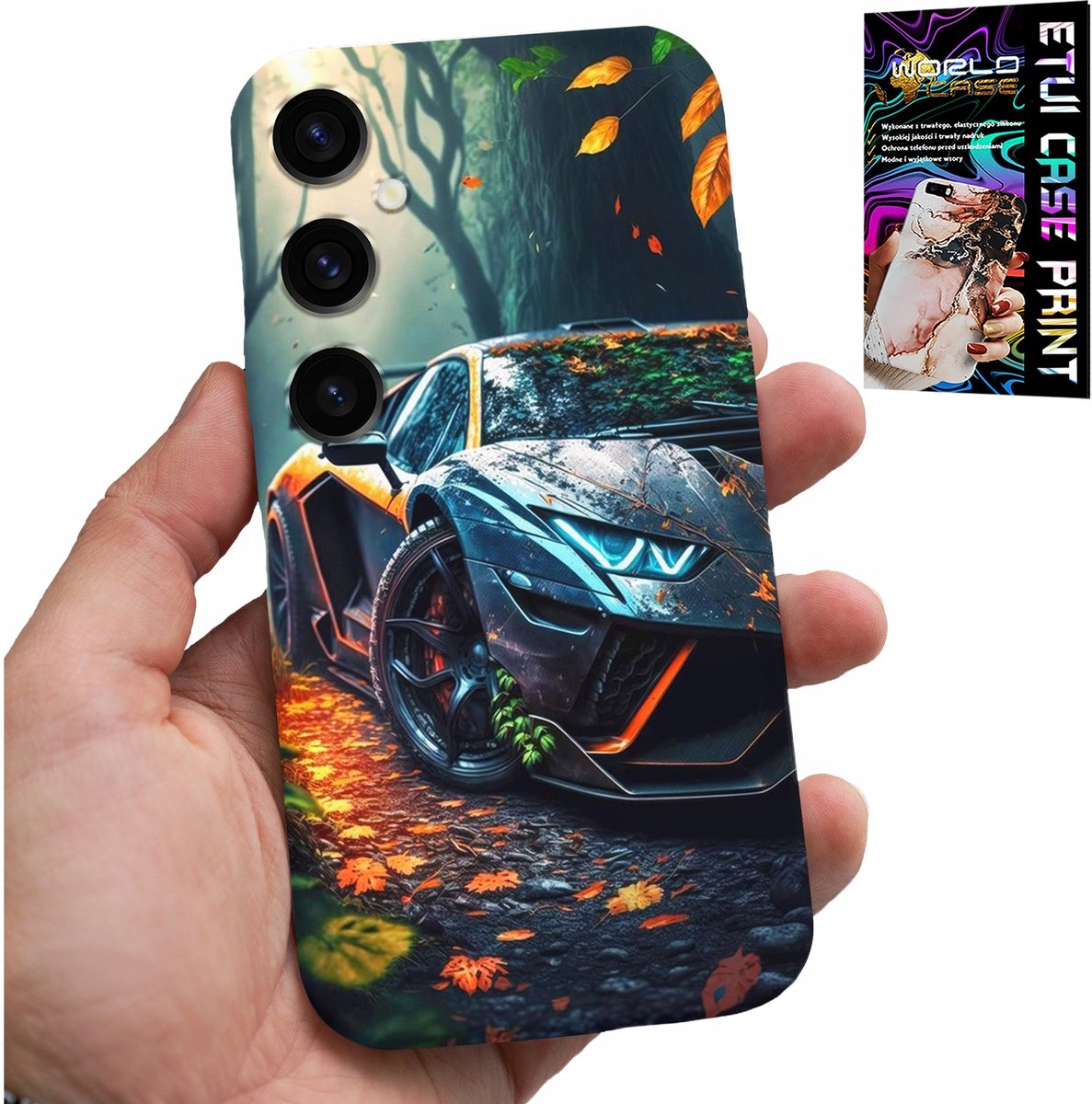 HOESJE VOOR SAMSUNG GALAXY S24 PLUS - LUXE AUTO'S SUPERCAR PATRONEN