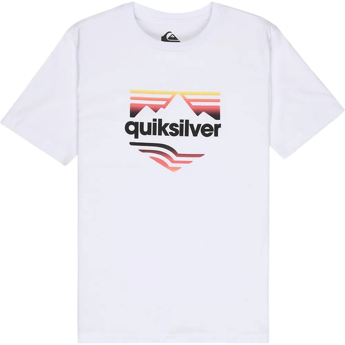 Quiksilver Horizon Fade T-shirt Met Korte Mouwen 10 Years Jongen Wit