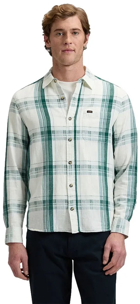 Lee 112377248 Overhemd Met Lange Mouwen M Man Algae Plaid