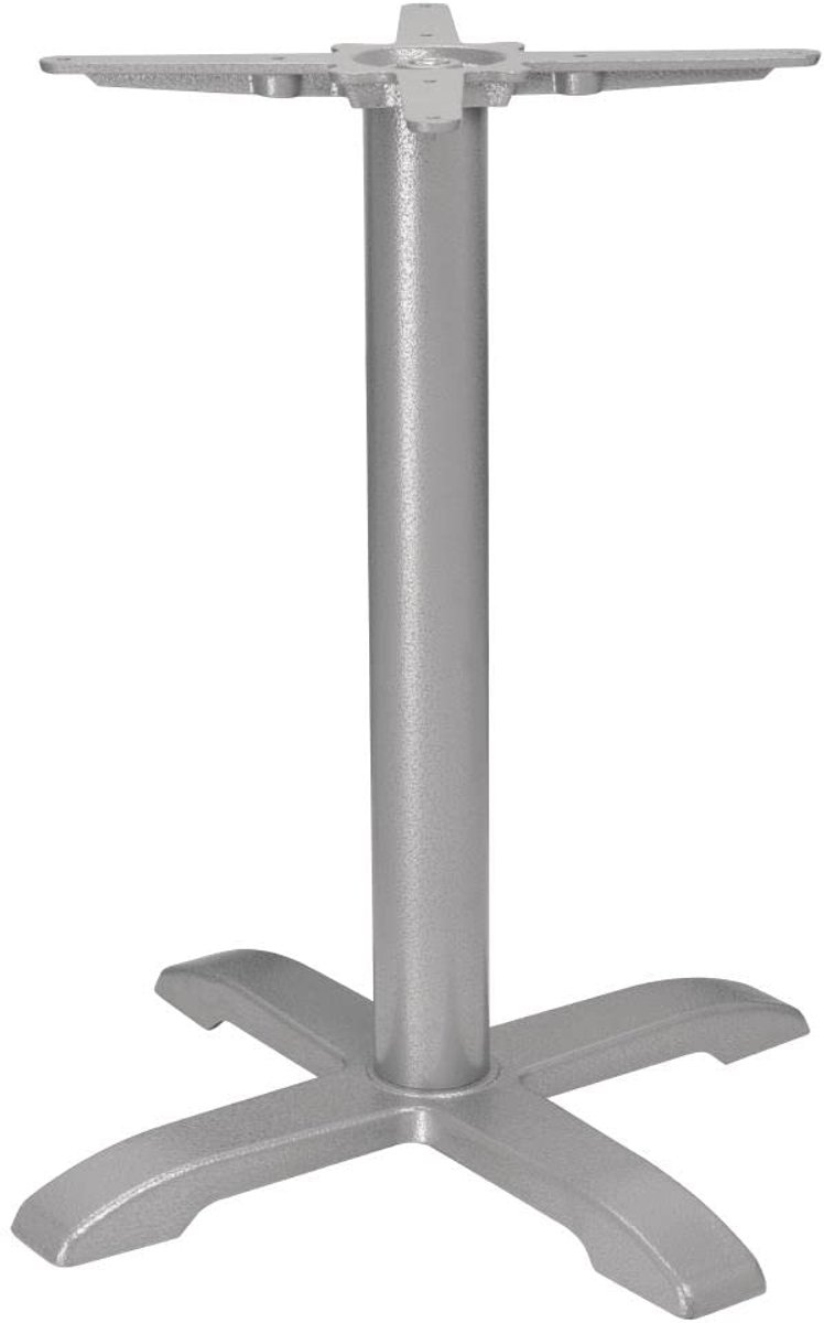 Tafelvoet Gietijzer - Zware Onderstel - Bars Eetruimtes - Industriële Stijl - 61x72cm - Grijs