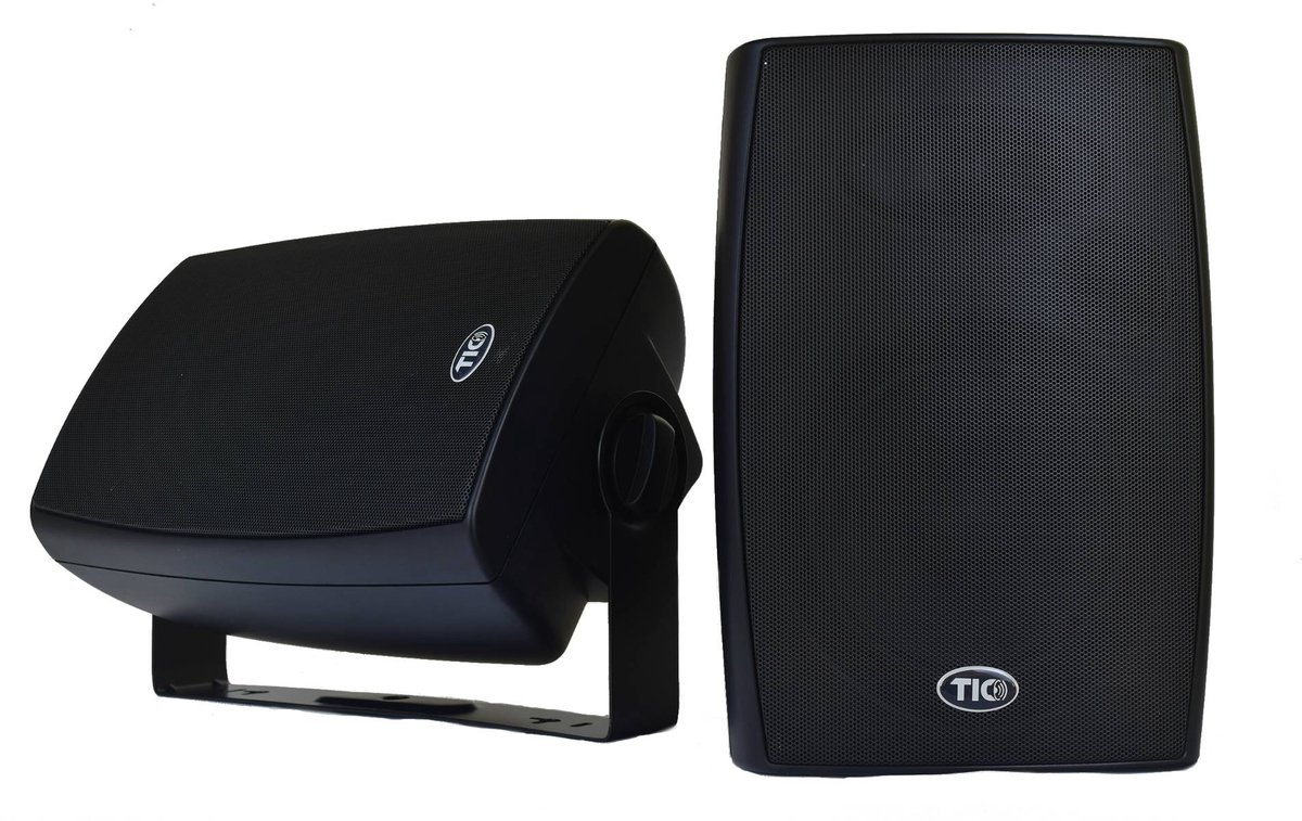 TIC WBP10-B  6.5" Wifi AirPlay 2 & Bluetooth 5.0 outdoor terrasluidsprekers 2x50W (paar) - zwart