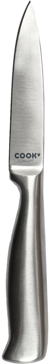 Cook Concept Keukenmes - inox - RVS - 10 cm - koksmes / schilmes / fruitmes