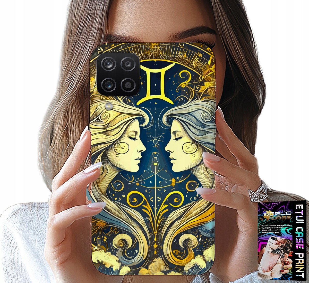 HOESJE VOOR SAMSUNG A12 / M12 - STERRENBEELD, ASTRONOMIEHOESJE VOOR TWEELING