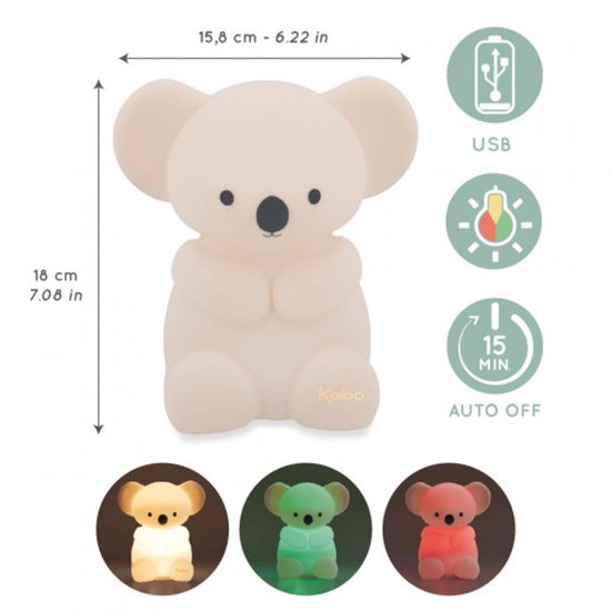 Kaloo Petit Songe - Nachtlamp - Koala - Led van Kaloo — afbeelding 3