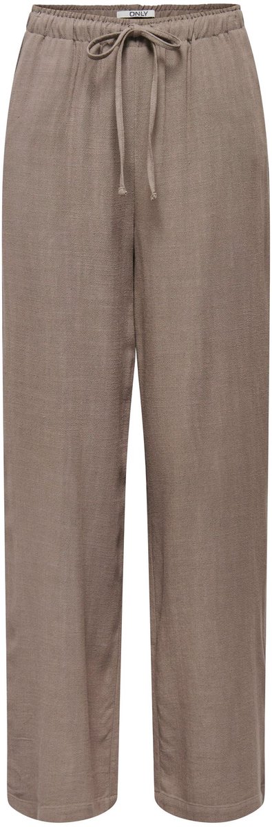 ONLY- ONLSIESTA MW PULL-UP LINEN BL PNT NOOS - Dames - Broek