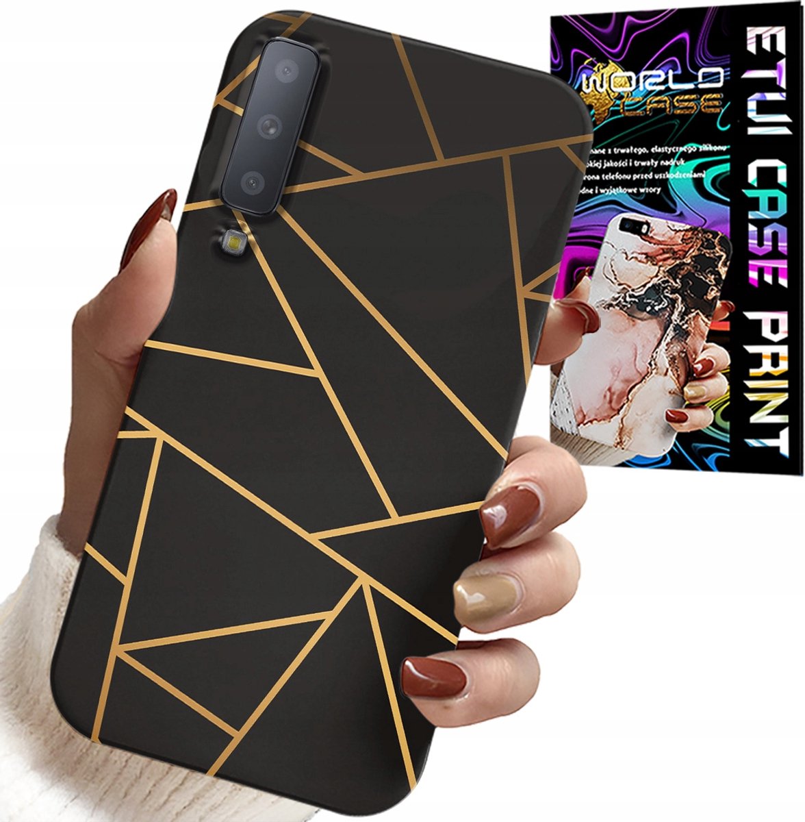 HOESJE VOOR SAMSUNG A7 2018 - ELEGANT EN MODIEUS ONTWERP