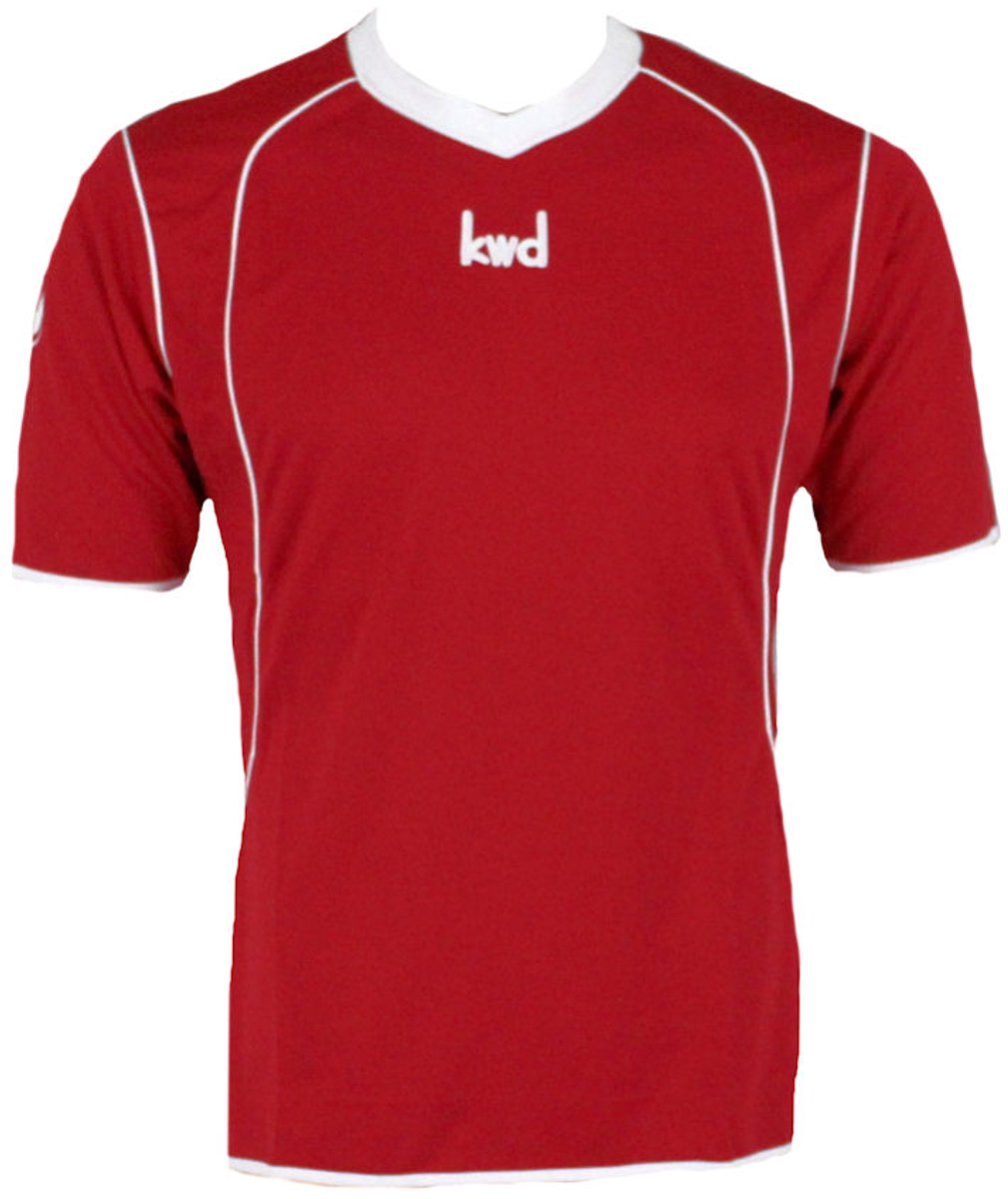 KWD Sportshirt Victoria km, mt M, rood/wit