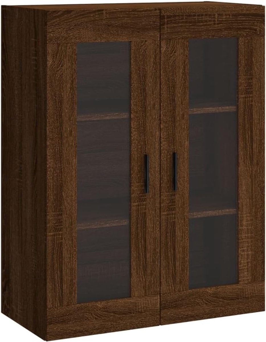 Hangkast - Opbergkast Keukenkastje - Ruimte Besparen - Onbreekbaar Materiaal - 69x34x90 cm