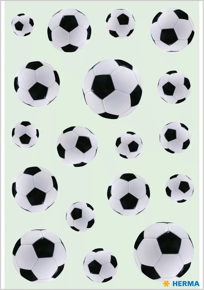 Herma stickers decor voetballen