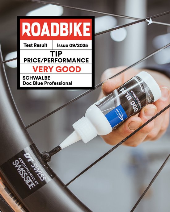 Schwalbe Doc Blue Tubeless Sealant / afdichtmiddel - 60ml Flacon van Schwalbe — afbeelding 2