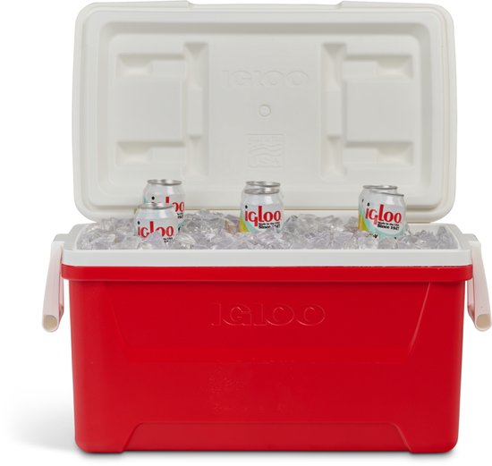 Igloo Laguna 48 - Middelgrote koelbox - 45 Liter - Rood van Merkloos — afbeelding 4