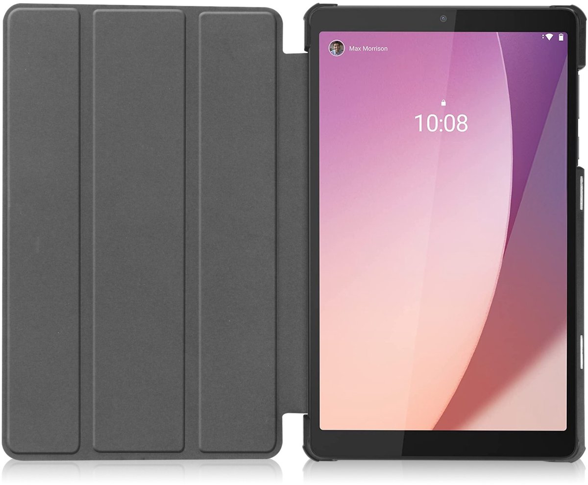 EtuiTab - Tablet Hoes - Lenovo Tab M8 4e Gen - Ciemno-blauw - Magnetische Sluiting
