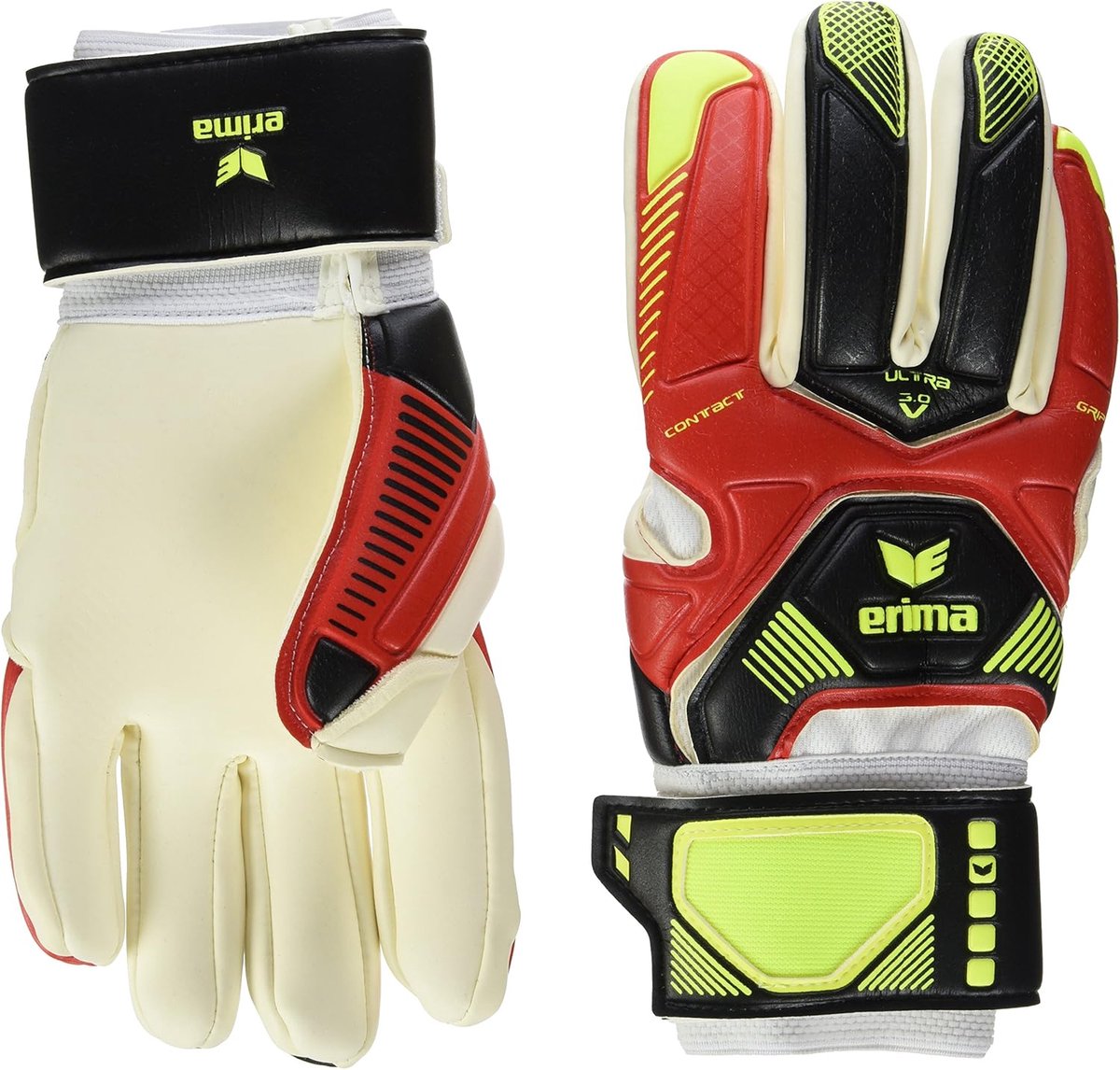 Keeperhandschoenen - Handschoenen voor keepers - Voetbal training - Optimale grip - Maat 8 - Rood zwart