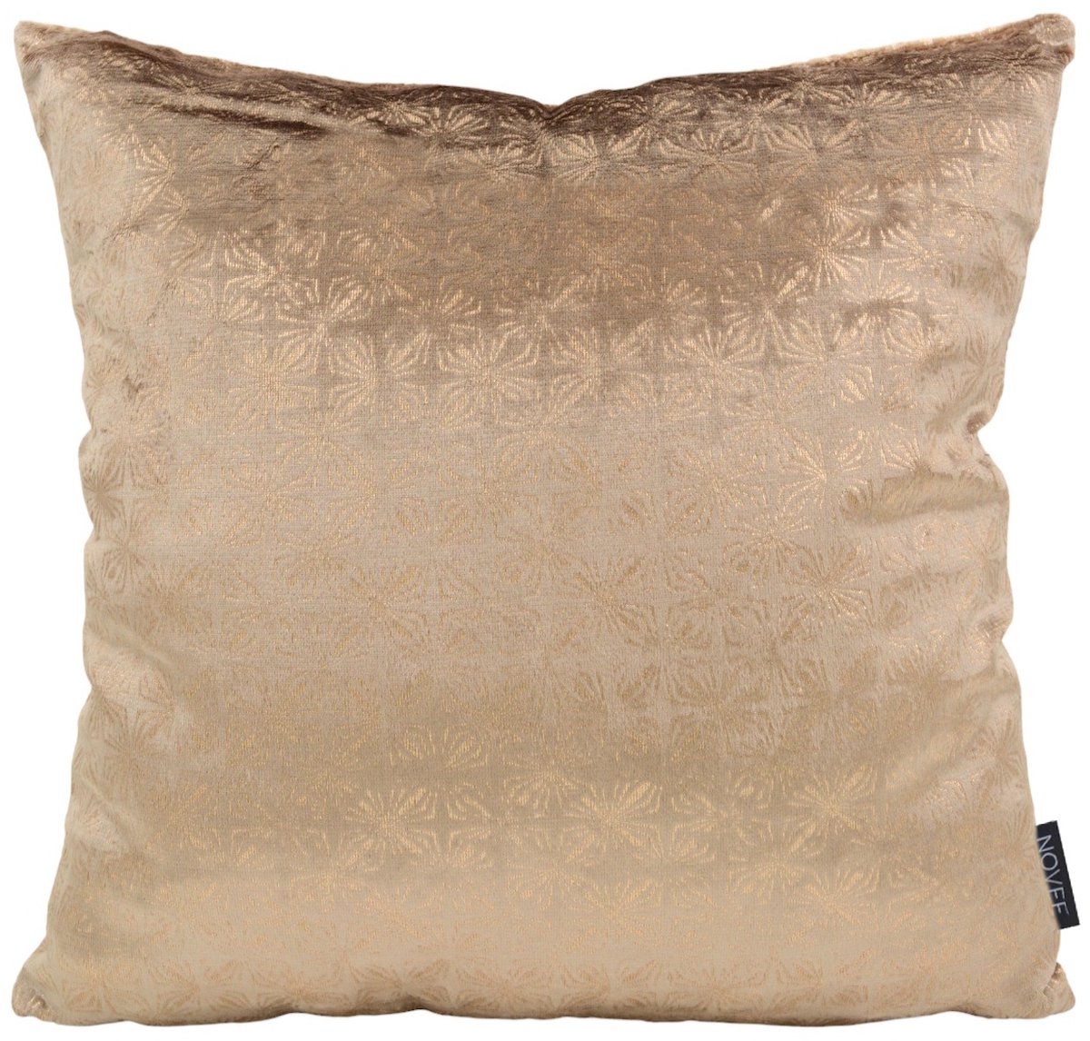 NOVÉE Sierkussen Velvet Glossy Zazi Goud | 45 x 45 cm | Velvet/Polyester metallic goud