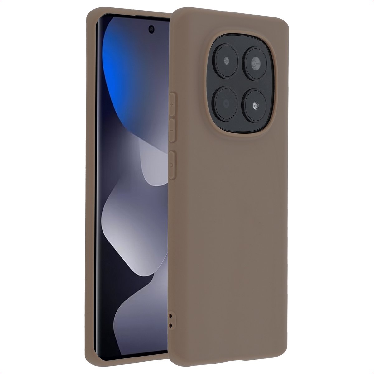 imoshion Hoesje - Geschikt voor Xiaomi Redmi Note 15 (4G) - Color Backcover - Bruin