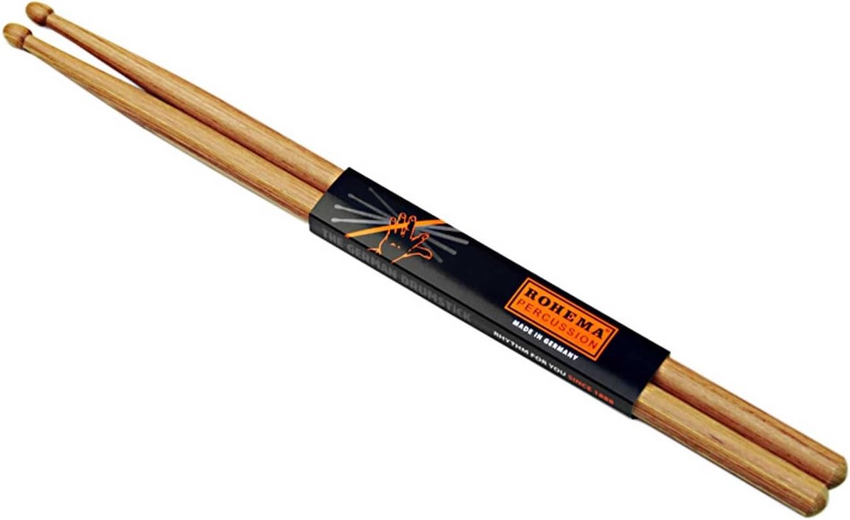 Drumstokken - Percussie Stokken - Muziek Maken - Hickory Hout - 7A Model - Bruin