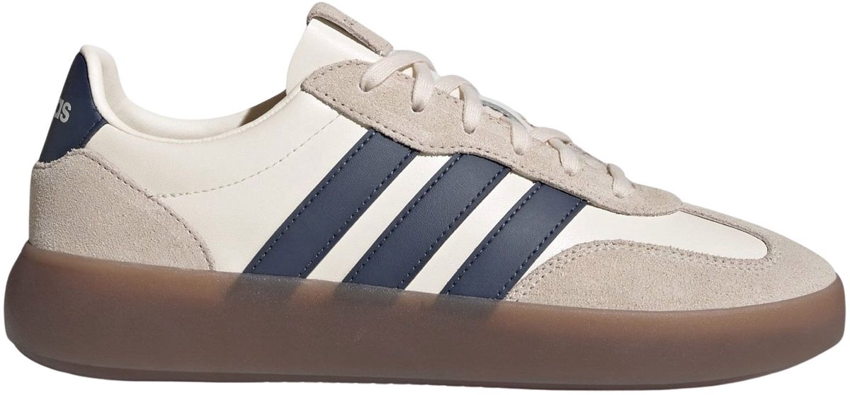 beige - donkerblauw - bruin