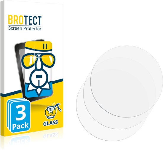 BROTECT - Protection d'écran en Glas trempé 9H pour Huawei Watch GT 5 Pro (46 mm) (3 pièces)