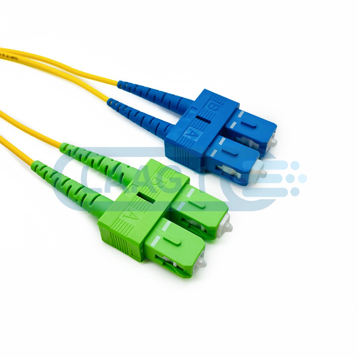 Laag1 - Glasvezel Patchkabel - Duplex SC/APC naar SC/UPC - 60.0m