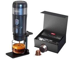 HiBREW H4A Premium Draagbare Espresso Machine – 3-in-1 Koffiemachine – Geschikt voor Nespresso, Dolce Gusto & Gemalen Koffie – 15 Bar – Wit