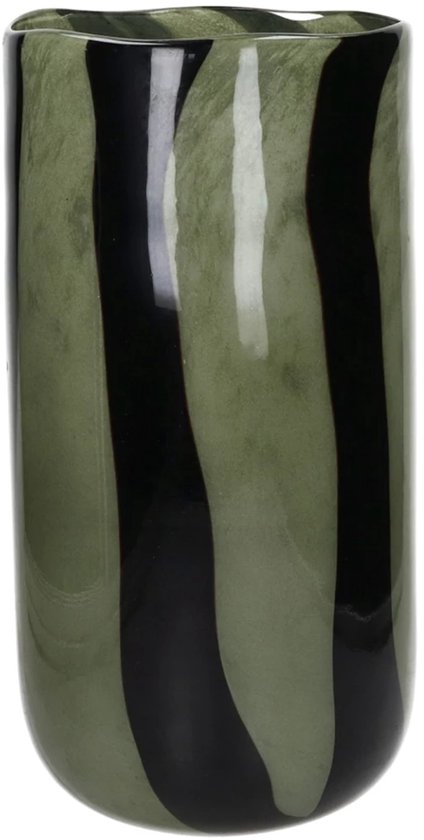 Pomax Cannes vaas / windlicht D19cm H37cm kaki