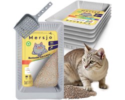 Mersjo pH Control - Kattenbakvulling - Bentonite - Gezondheid Monitoring - 5x2,7L