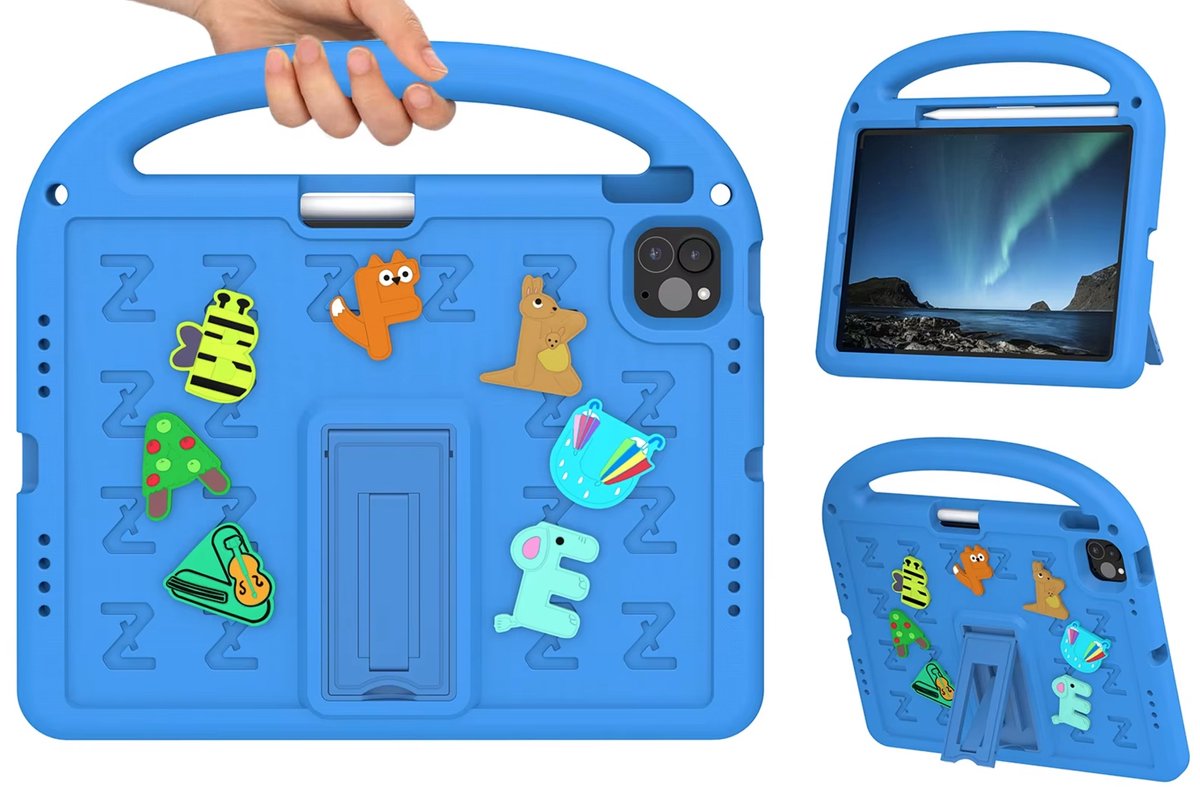 EtuiTab - Kids Pancerne Etui - Apple iPad Air/Pro 11 inch - Siliconen - Blauw