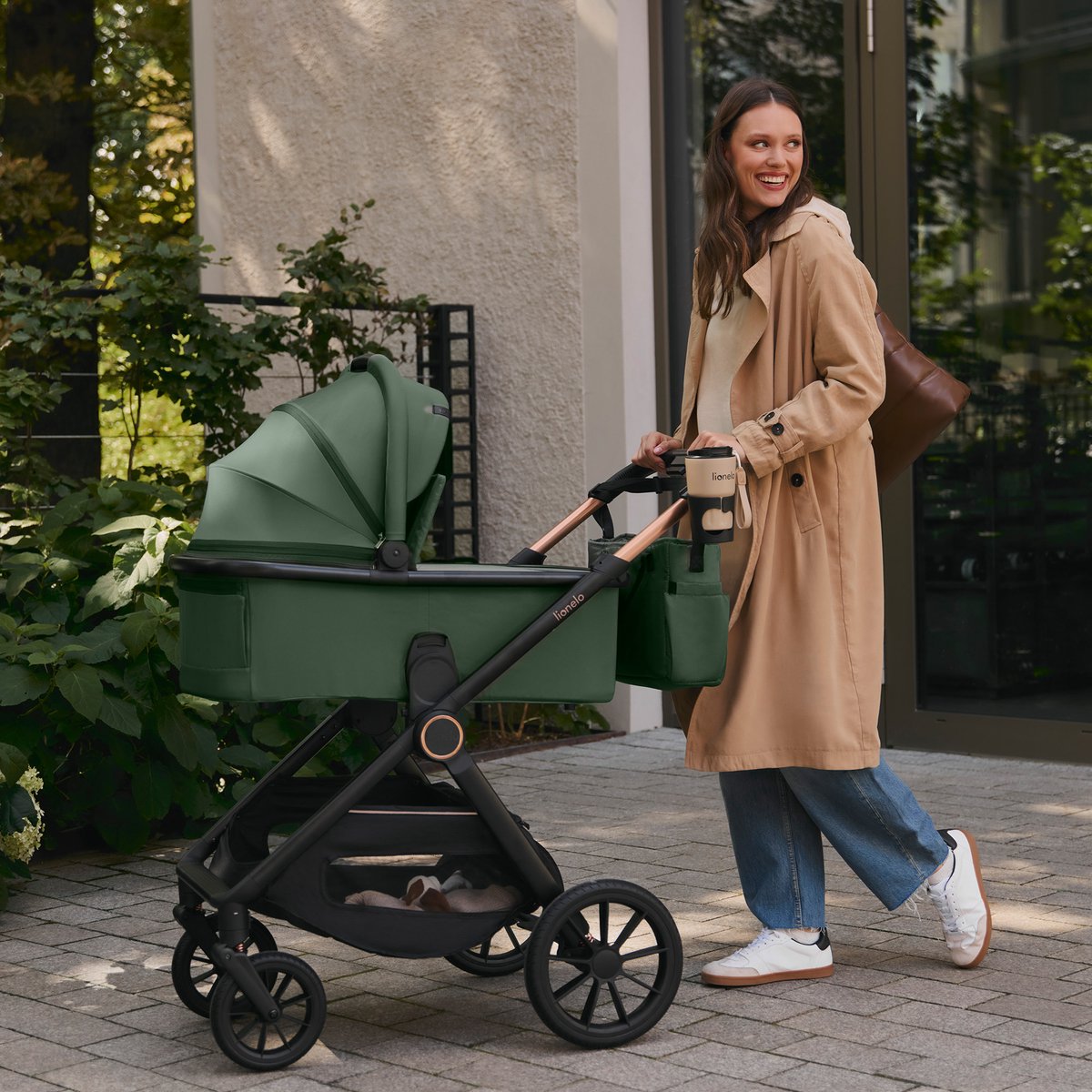 Lionelo Layla 3-in-1 kinderwagen - XXL set met autostoel thumbnail 6