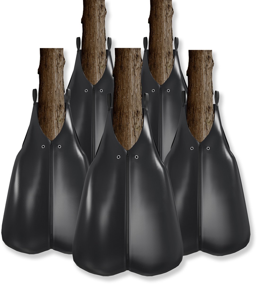 5 Stuks Boombewateringszakken, 75L UV-bestendig PVC-Irrigati