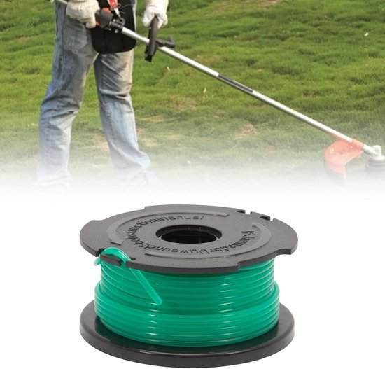 Draadspoel Set - Reserve Spoelen - Grastrimmer Onderhoud - Duurzaam Nylon Materiaal - 6 Meter Lengte 2mm - Groen — afbeelding 4