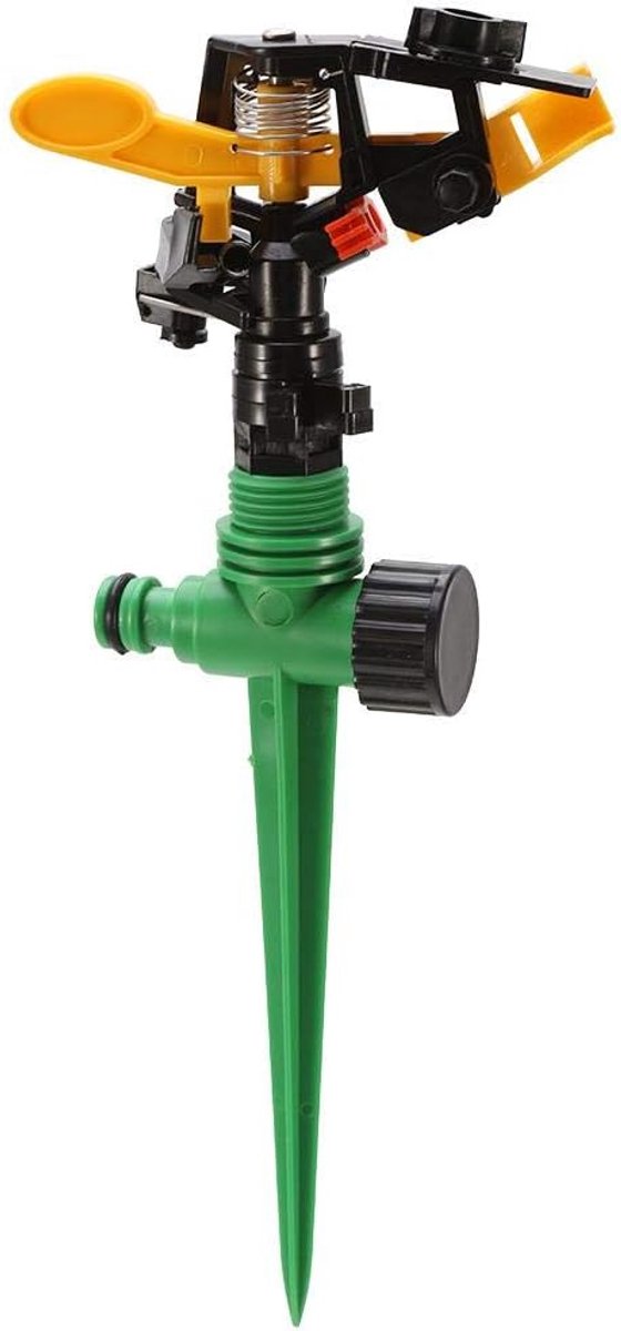 Tuinsproeier - Gazon watersproeier - Planten water geven - 360 graden rotatie - 7-12 meter bereik - Groen