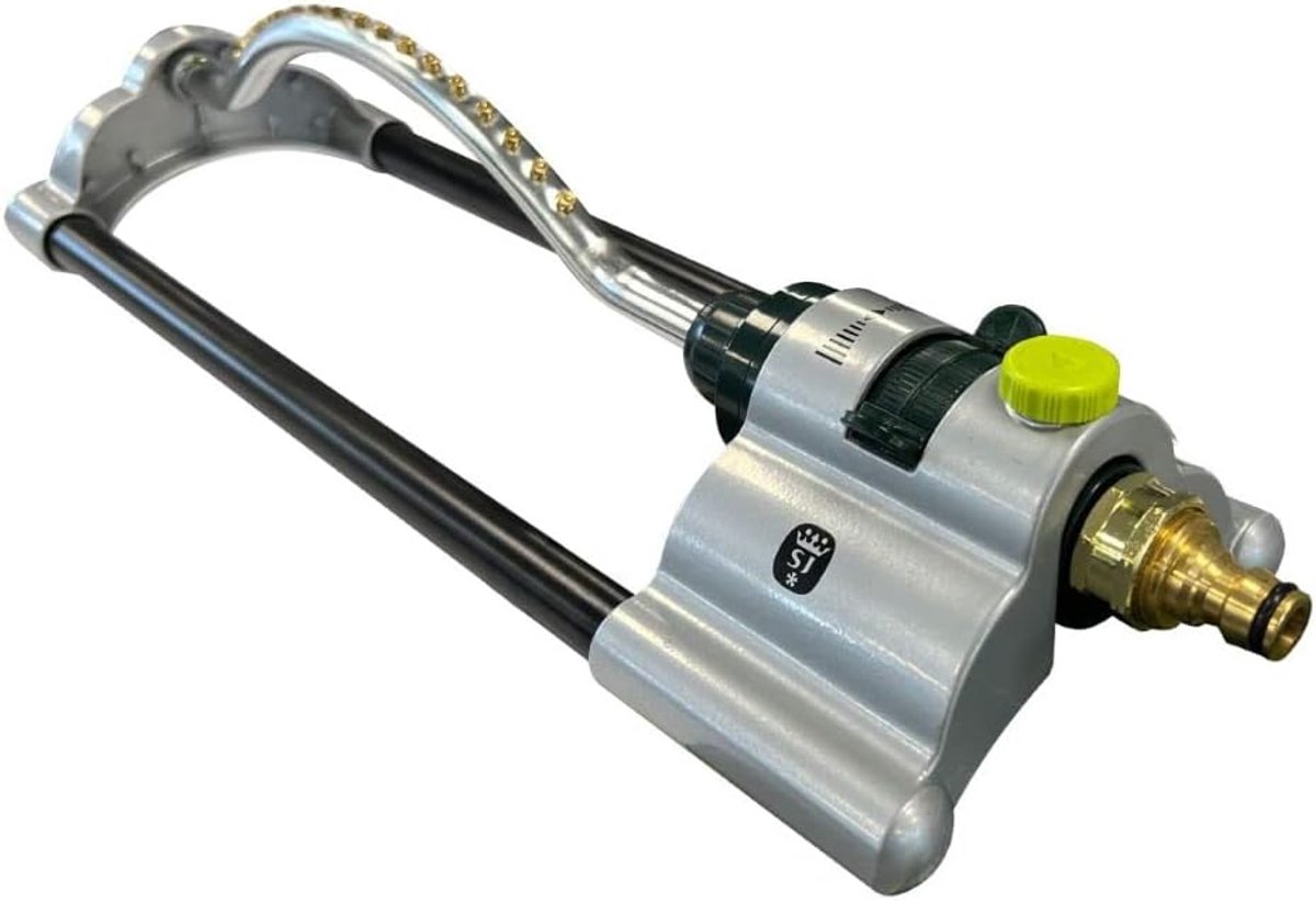 Oscillerende Sprinkler - Gazon Verlichter - Gazon Besproeien - 18 Spuitmonden - 49 cm Lengte - Zilver