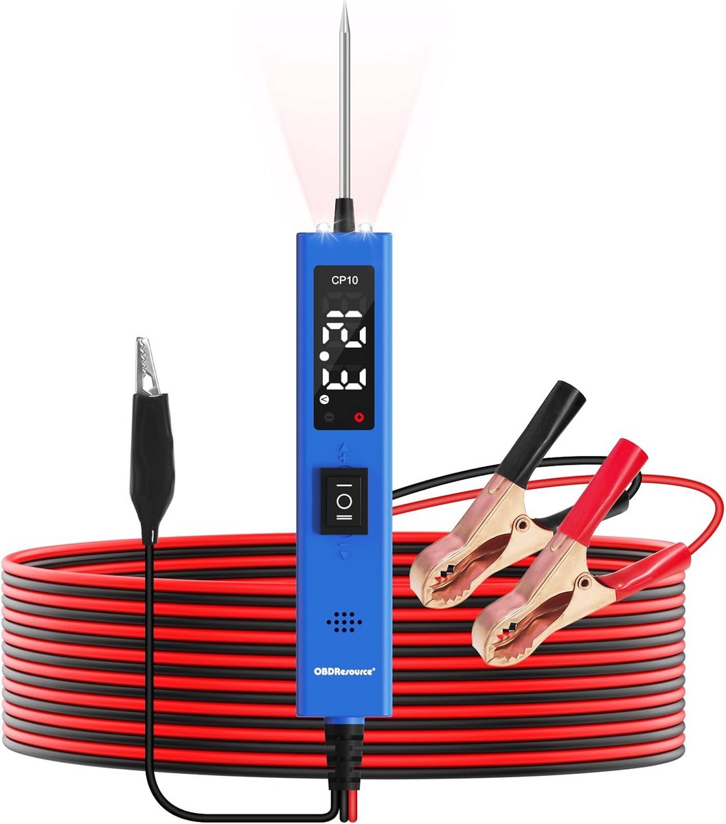 Digitale Spanningsmeter & Circuit Tester - Auto Accu Test - 0-80V DC
