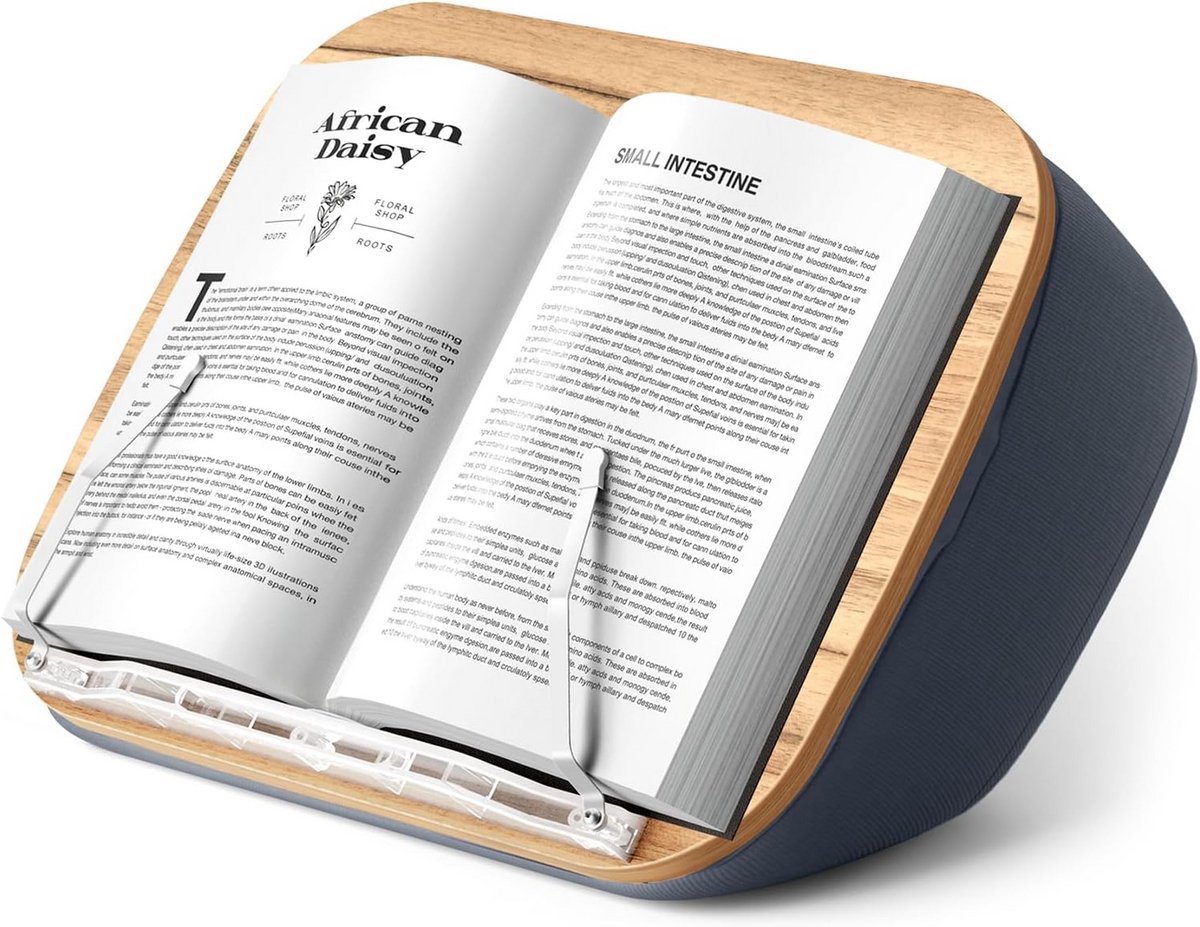Comfortabele Boekenstandaard voor Handsfree Lezen - Minimaliseert Nekbelasting