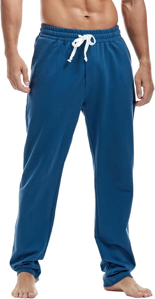 Comfortabele Heren Joggingbroek Katoen - Losse Fit Sportbroek voor Fitness en Vrije Tijd