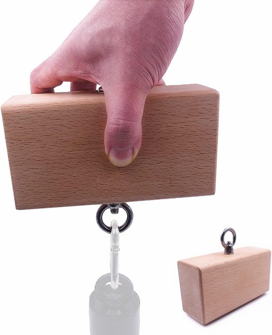 Metalen knijpblok grip set, knijpblok grip voor klimmen onderarm Metalen knijpblok grip set, knijpblok grip voor klimmen onderarm