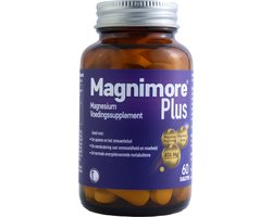 Magnimore Plus Magnesium Complex 60 - Magnesium N-Acetyltauraat, Bisglycinaat & Malaat - 60 Tabletten