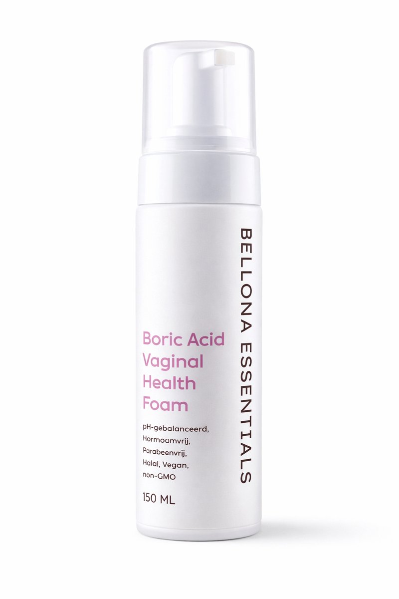 Bellona Essentials - Vaginale foam - pH-gebalanceerd - Hormoonvrij, Halal & Vegan - Ondersteunend bij Vaginale schimmel en Bacteriele Vaginose
