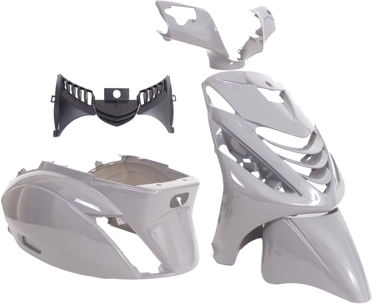 Plaatset 5-delig Edge voor Piaggio Zip-SP vanaf bouwjaar 2000 - nardo grey