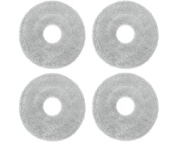 4 stuks Dweilpads - Dweilpads reserveonderdelen - Moppadvervanger Geschikt voor Dreame L10 Ultra/ L10S Pro/ L10S Ultra/ L10S Pro Ultra Heat/ L10 Prime/ L20 L30 L40 L50 Ultra/ X30 X40 X50 Ultra/Mova E30 V50 Ultra P10 P50 Pro Ultra Robot Stofzuiger