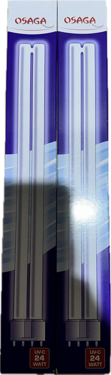 2 Stuks UV-C Vervangingslamp 24 Watt PL voor Vijver