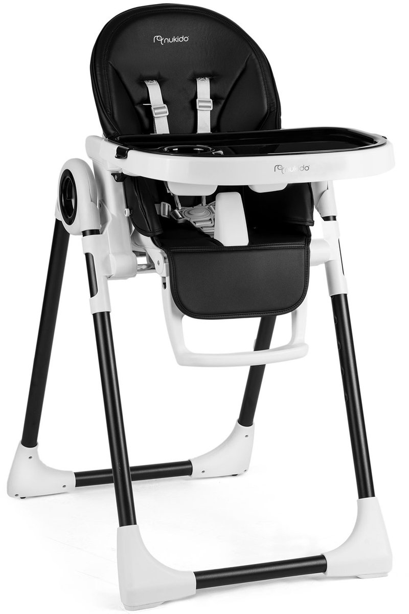 Nukido Belo Multifunctionele Kinderstoel - Verstelbaar - Zwart (Black)