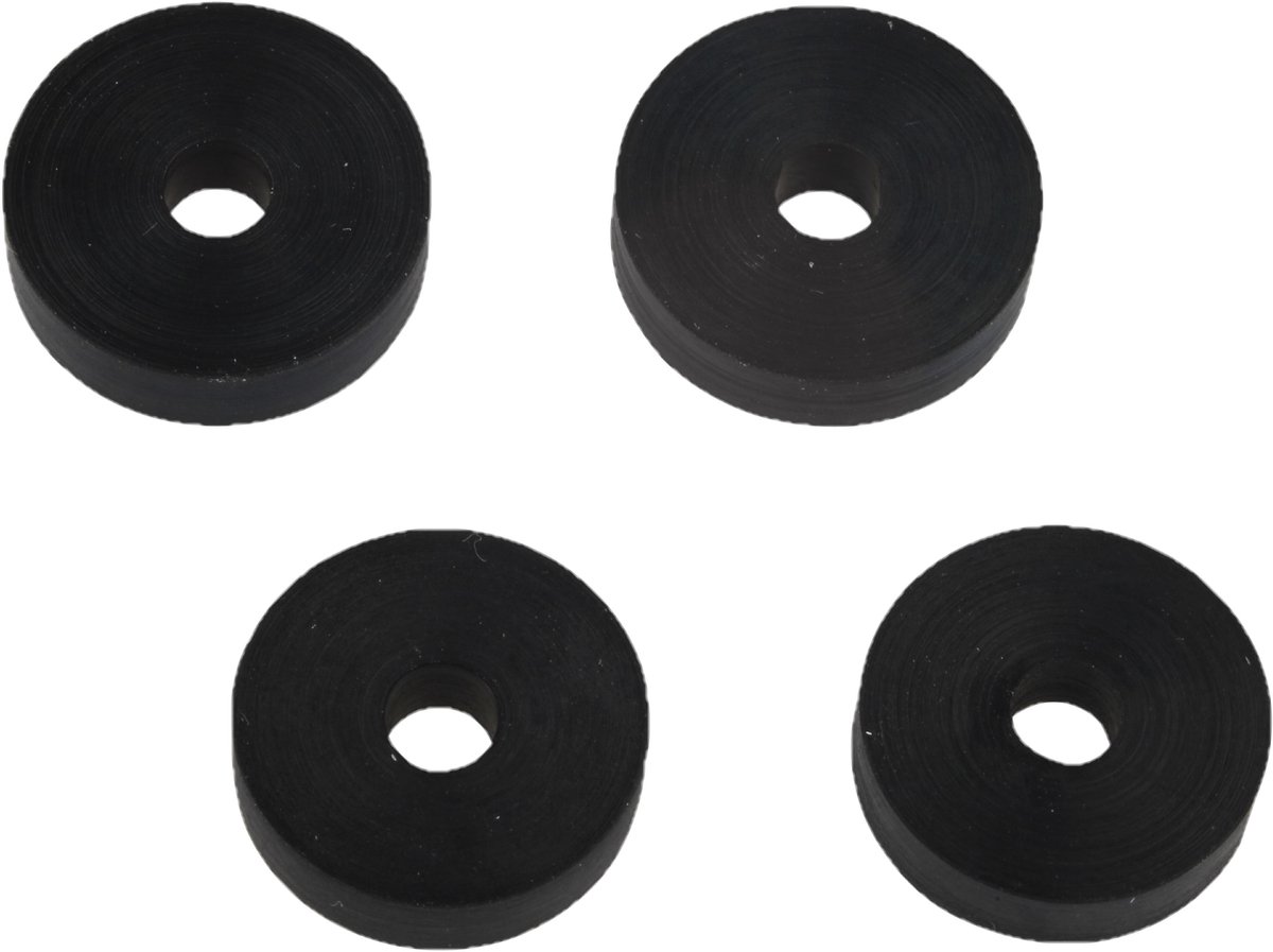 KIRCHHOFF Assortiment klepschijfpakkingen - Rubber - 4 x 13 x 4/4 x 14 x 4 mm voor Bovenstuk (2x2)