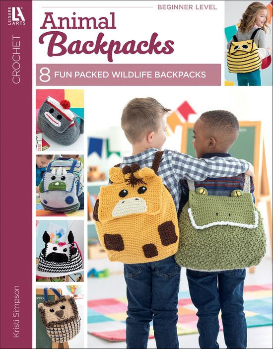 Crochet Animal Backpacks - cover